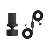 Black:Pan-Tilt Mount with Indoor/Outdoor Power Adapter (Stick Up Cam Battery (3rd Gen))
