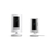 White:Outdoor Camera Battery + Indoor Camera (2nd Gen) (UK adapter)