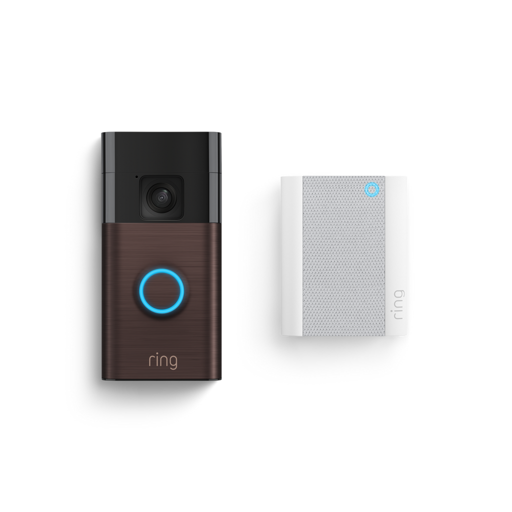 Ring 2024 Video Doorbell 3 + Chime + Indoor Cam