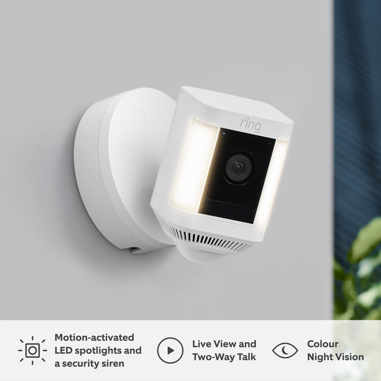 Ring Spotlight Cam Plus Plug-in - Caméra surveil…