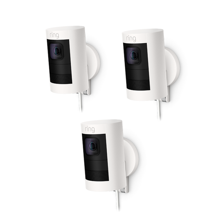 White:3-Pack Outdoor Security Camera | Stick Up Cam Elite