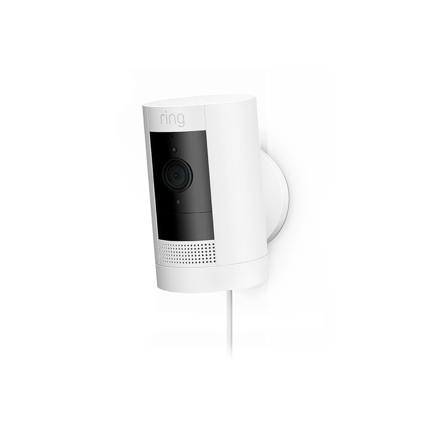 White:Outdoor Security Camera | Stick Up Cam Plug-In (for EU adapter)