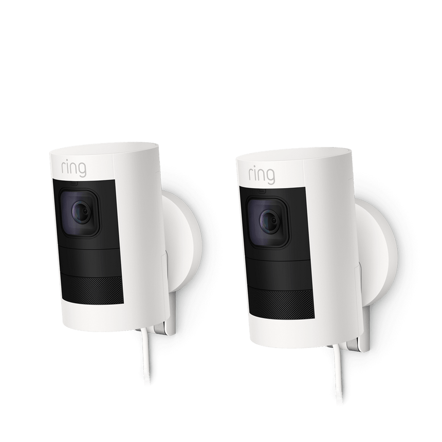 White:2-Pack Outdoor Security Camera | Stick Up Cam Elite