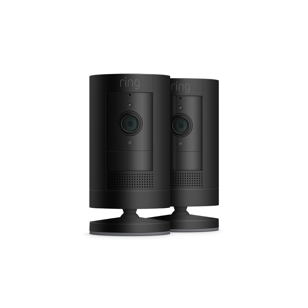 Black:2-Pack Outdoor Security Camera | Stick Up Cam Battery