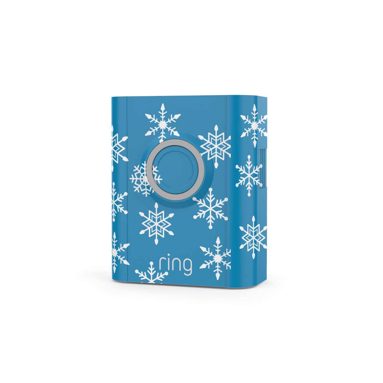 Snowflakes:Holiday Interchangeable Faceplate (Video Doorbell 3, Video Doorbell 3 Plus, Video Doorbell 4, Battery Video Doorbell Plus, Battery Video Doorbell Pro)