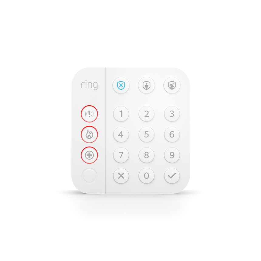 White:Alarm Keypad (2nd Gen)