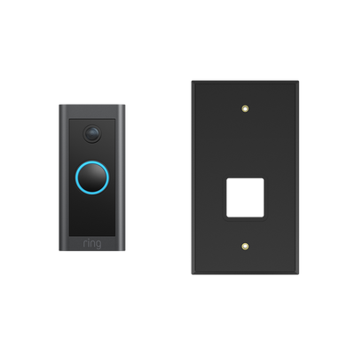 Black:Retrofit Kit (Video Doorbell Wired)