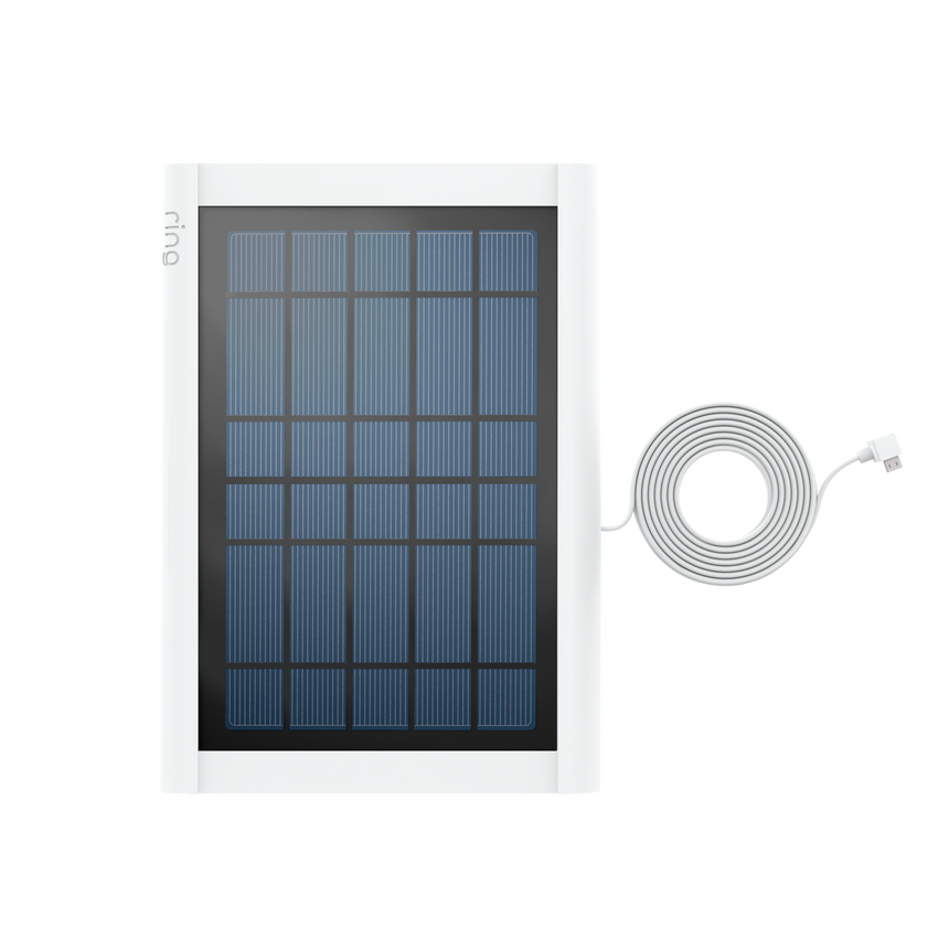 White:Solar Panel for Doorbell (Video Doorbell (2nd Gen))
