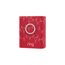 Christmas Lights Red:Holiday Interchangeable Faceplate (Video Doorbell 3, Video Doorbell 3 Plus, Video Doorbell 4, Battery Video Doorbell Plus, Battery Video Doorbell Pro)