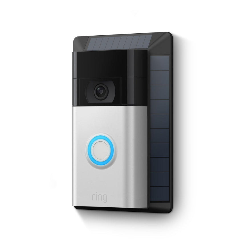 Black:Solar Charger (2nd Gen) for Battery Doorbells (Video Doorbell (2nd Gen))