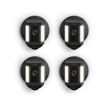 Black:4-Pack Spotlight Cam Plus Wired