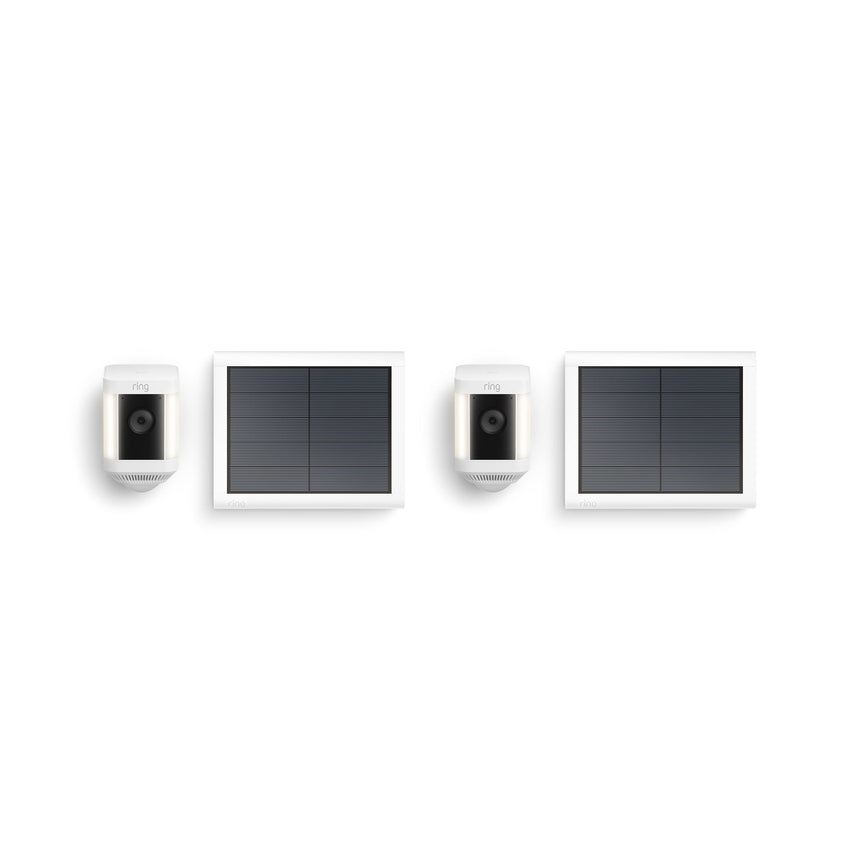 White:2-Pack Spotlight Cam Plus Solar