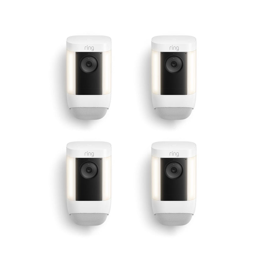 White:4-Pack Spotlight Cam Pro Battery