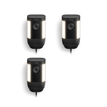 Black:3-Pack Spotlight Cam Pro Plug-In