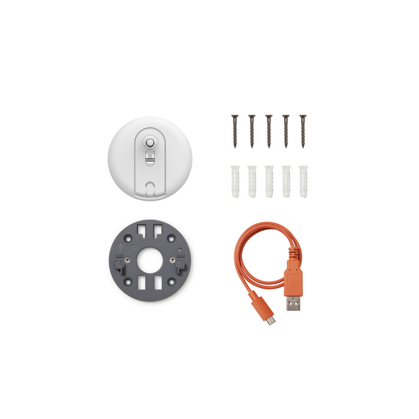 White:Spare Parts Kit (Outdoor Camera Pro Battery - Stick Up Cam Pro)