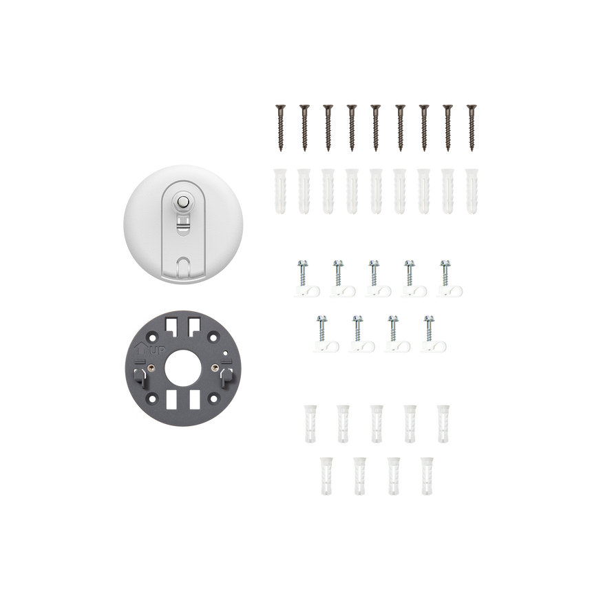 White:Spare Parts Kit (Outdoor Camera Pro Plug-In - Stick Up Cam Pro)