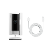 White:Indoor Camera 2nd Gen + 3m USB-A to Micro USB Power Cable