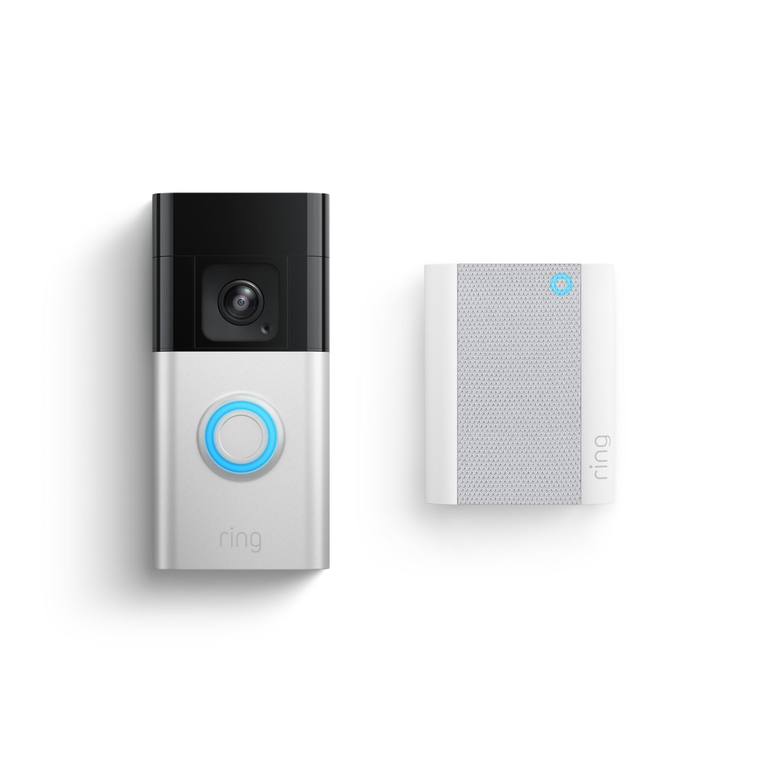 Satin Nickel:Battery Video Doorbell Pro + Chime