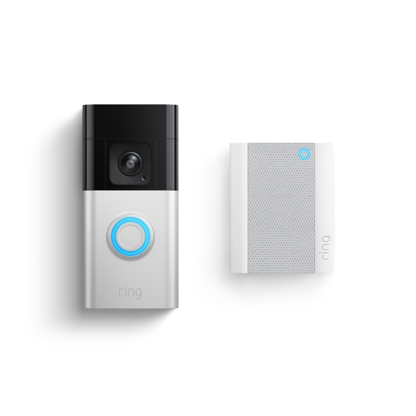 Satin Nickel:Battery Video Doorbell Pro + Chime