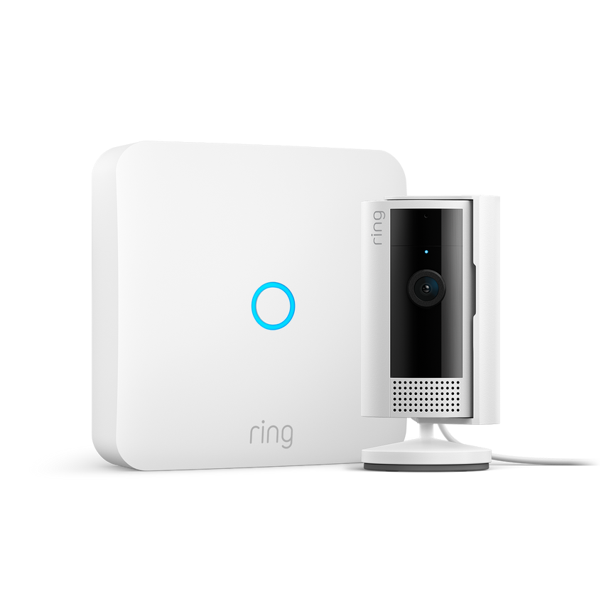 White:Ring Intercom + Indoor Camera (2nd Gen)