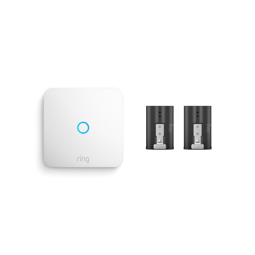White:Ring Intercom + Quick Release Battery Pack
