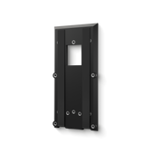 Black:No-Drill Mount for Battery Video Doorbells (Video Doorbell (2nd Gen), Video Doorbell 3, Video Doorbell 3 Plus, Video Doorbell 4, Battery Video Doorbell, Battery Video Doorbell Plus, and Battery Video Doorbell Pro)